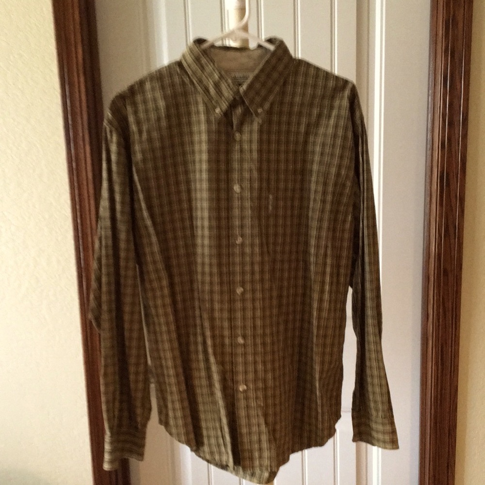 Columbia Sportswear Company Long Sleeved Plaid Shirt Sz M